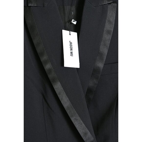 JASON WU Woman's Navy and Black Tuxedo Jacket Blazer Size S NEW - Picture 3 of 15